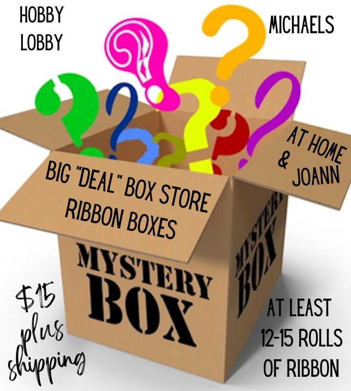 Big "DEAL" Box Store Ribbon Boxes