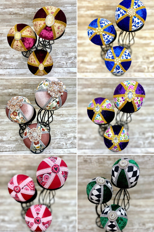3" Everyday Ornament, 3" Everyday Fabric Ornament with Hanger, Handmade Home Decor, Year-Round Hanging Ornament, Tiered Tray Accent, Giftable Fabric Ornament, Christmas Ornament, Holiday Ornament